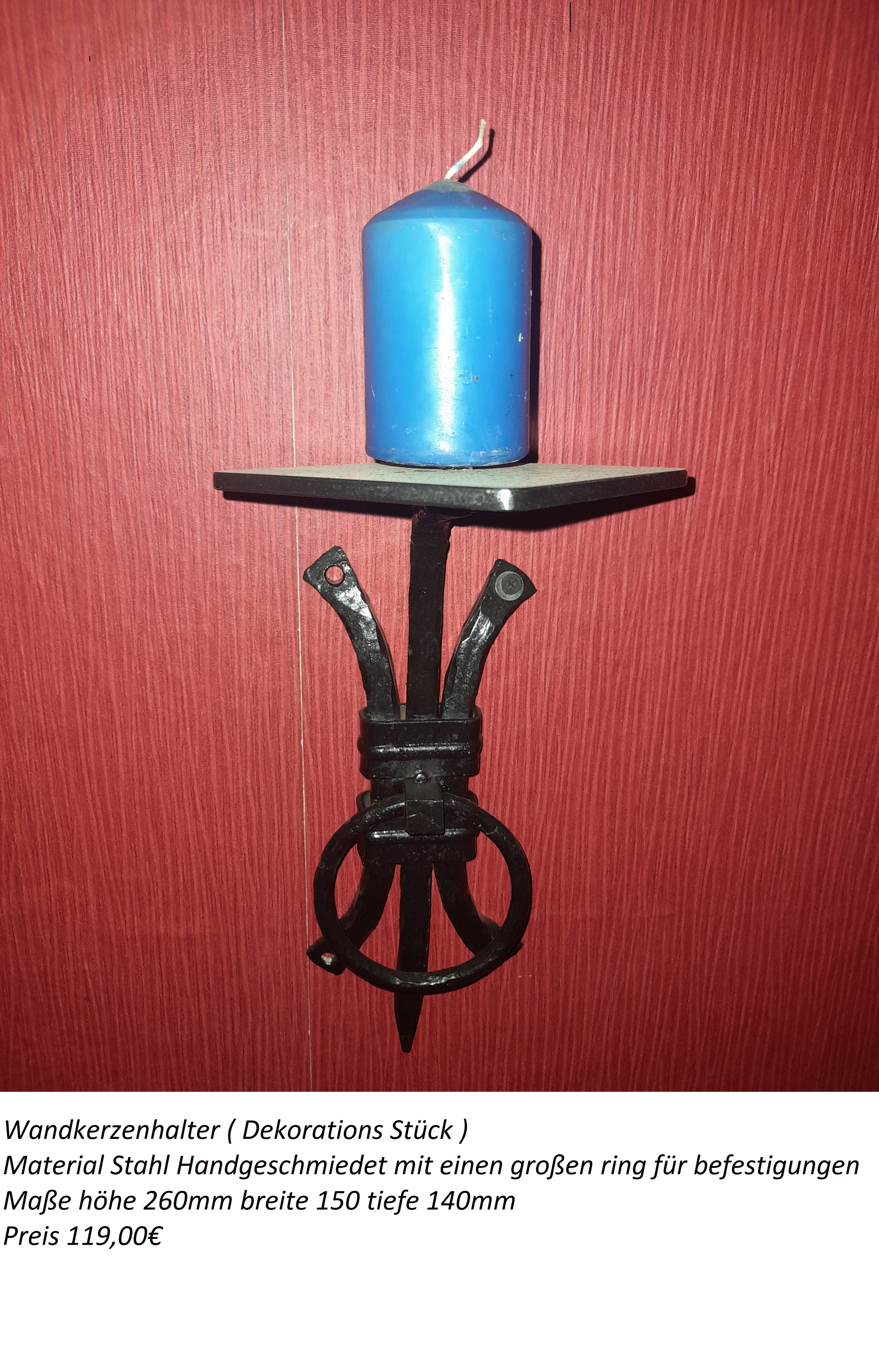 Dekoration Wandkerzenhalter